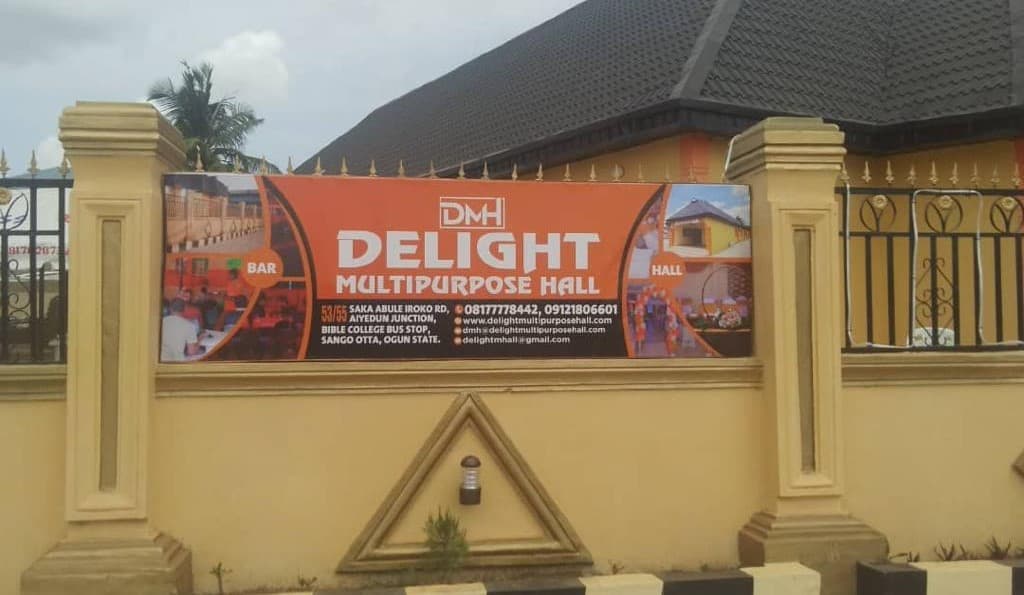 Delight Multipurpose Hall, Delight Guest House and Lounge