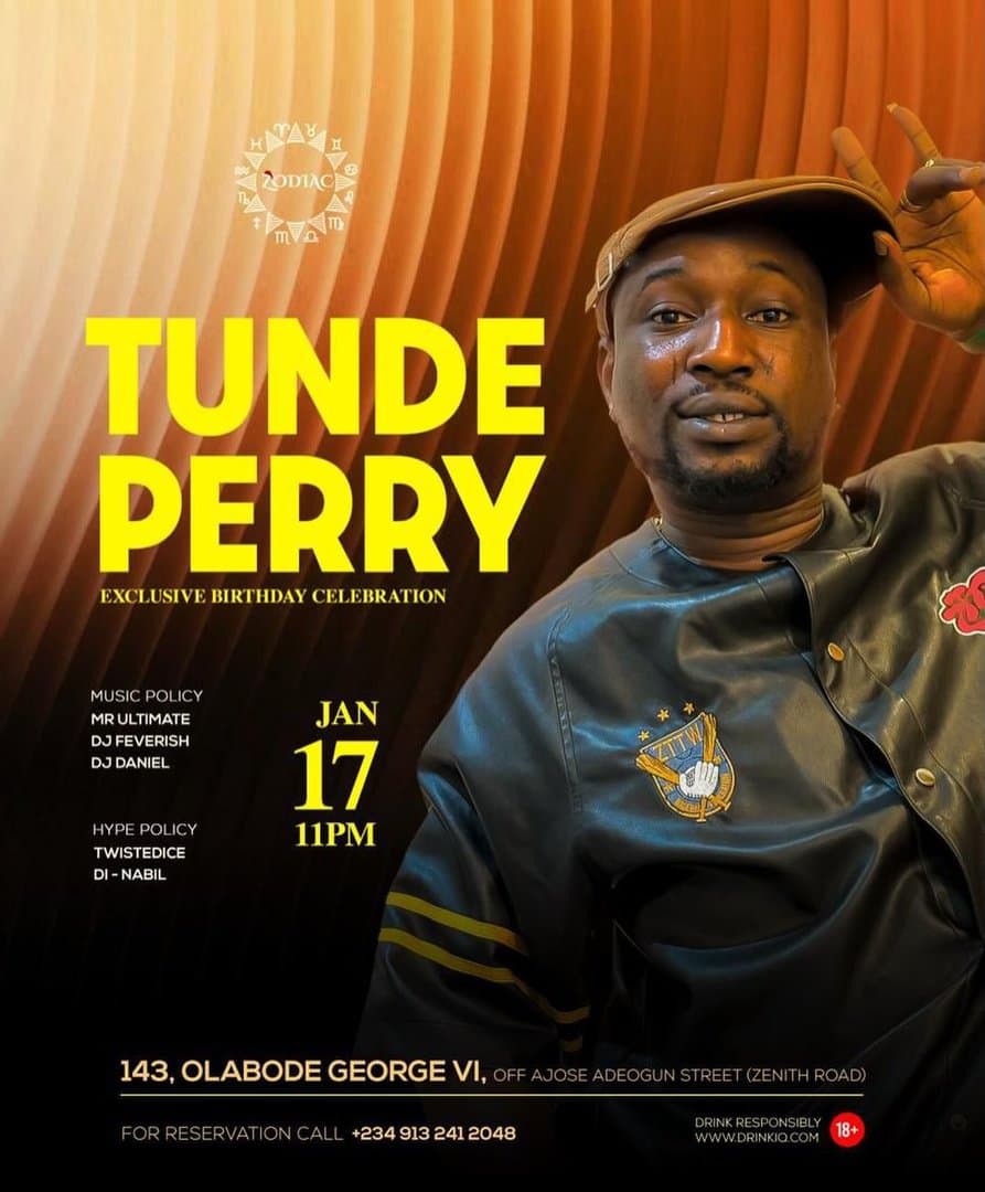Tunde Perry Exclusive Birthday Celebration