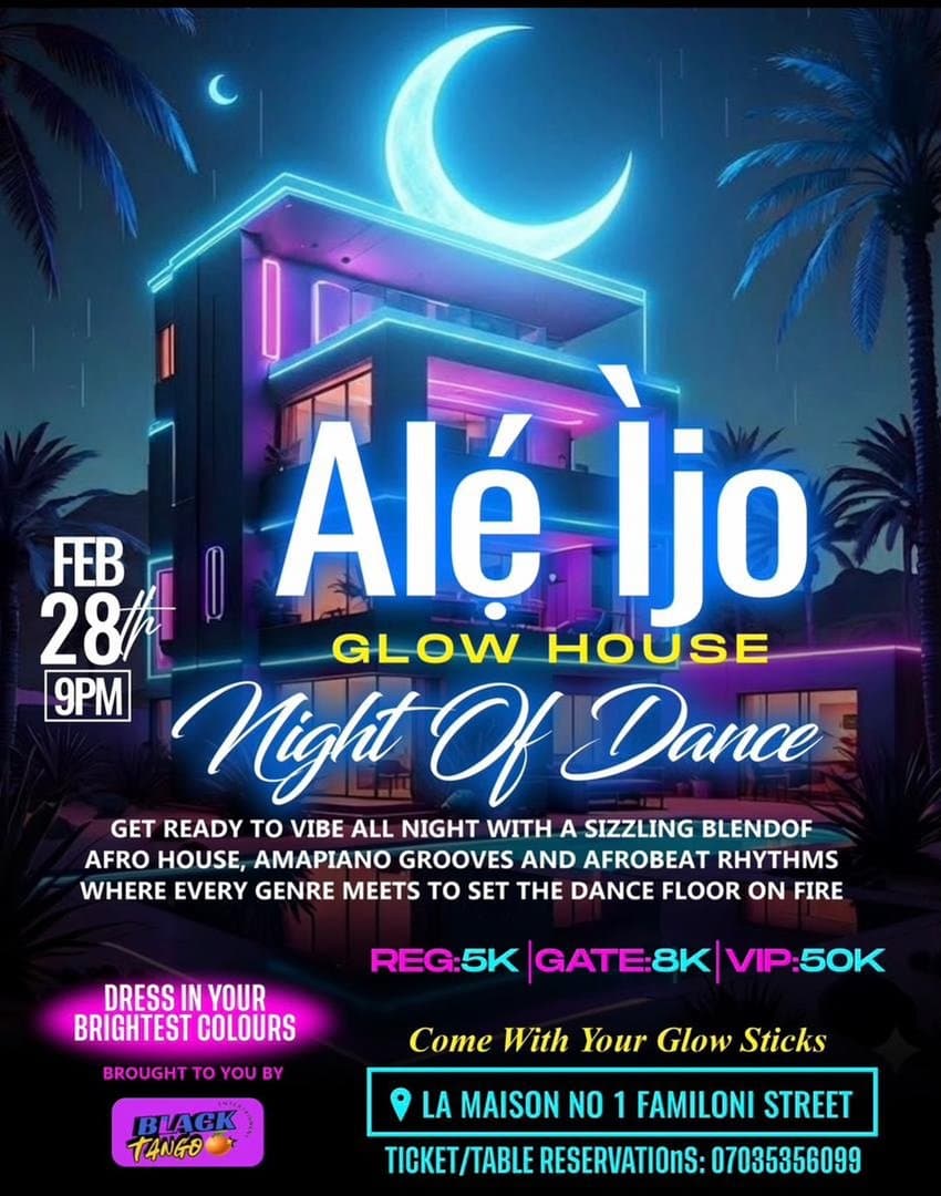 Alé Ìjó: Glow House Night Of Dance