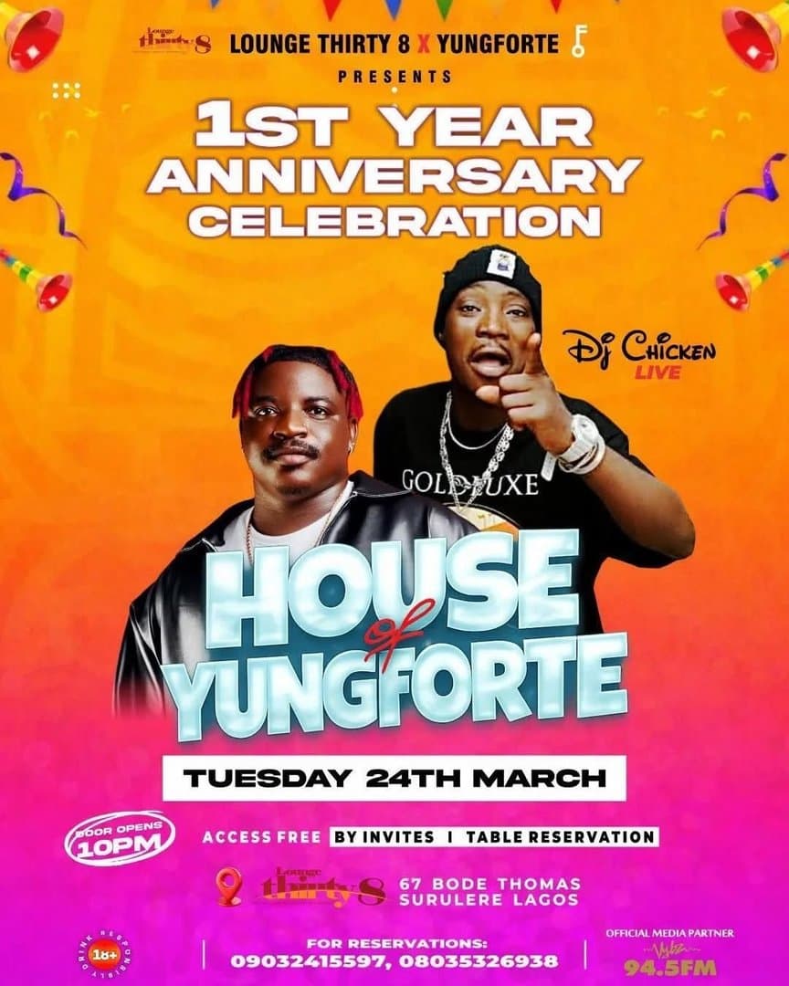 1st Year Anniversary Celebration - House of Yungforte