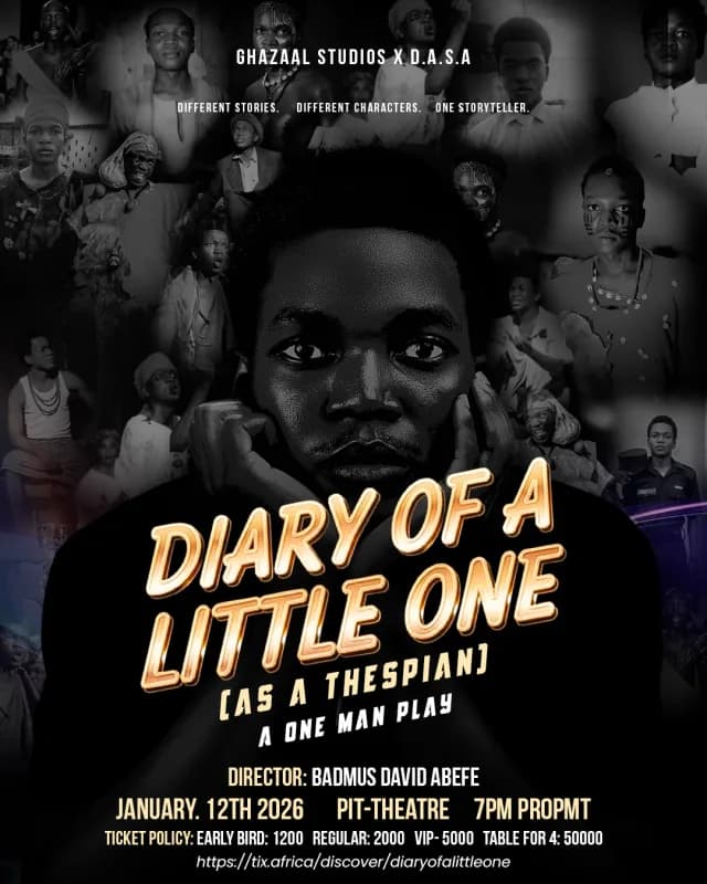 DIARY OF A LITTLE ONE – ANJOLA FERANMI OYEWOLE
