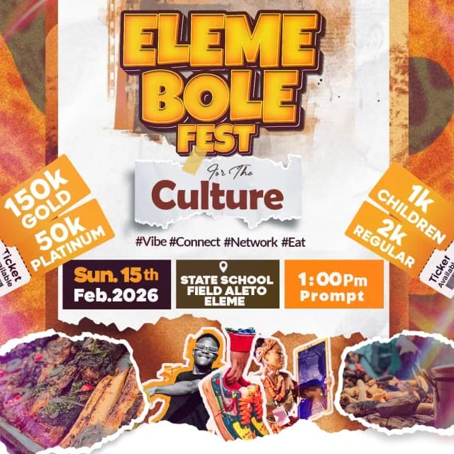 Eleme Bole Fest – MOSES OLUJI EZEKIEL