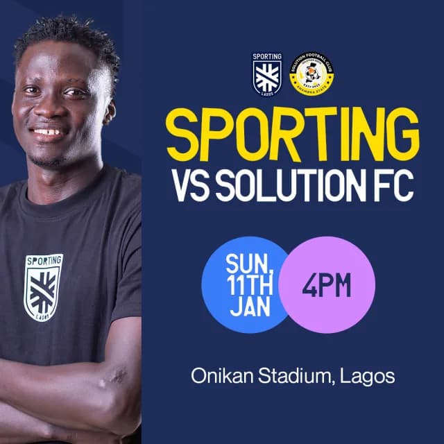 Sporting Lagos vs Solution FC: Nigeria National League – Decimal Sports Limited