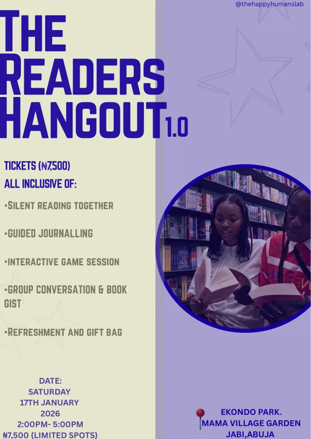 THE READERS HANGOUT 1.0 ABUJA – Nanya Okike