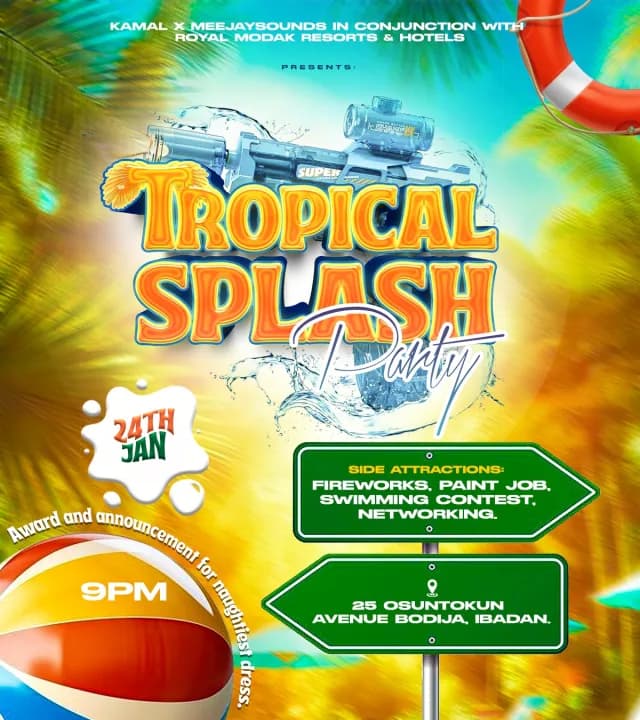 TROPICAL SPLASH PARTY – Micheal Johnson
